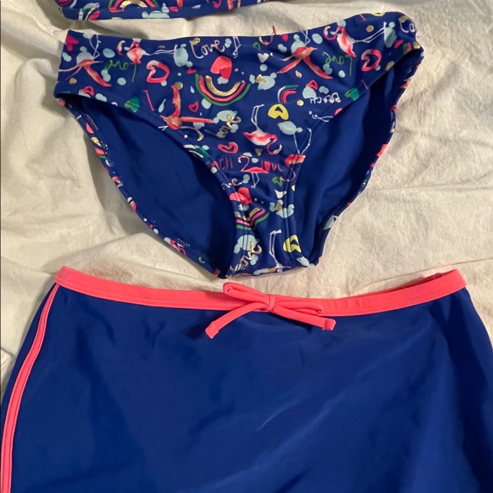 Girls bikini and skirt